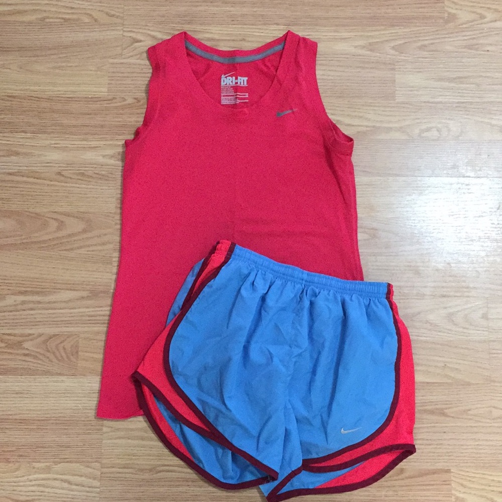Nike Dri-Fit shorts and Tank Both size small